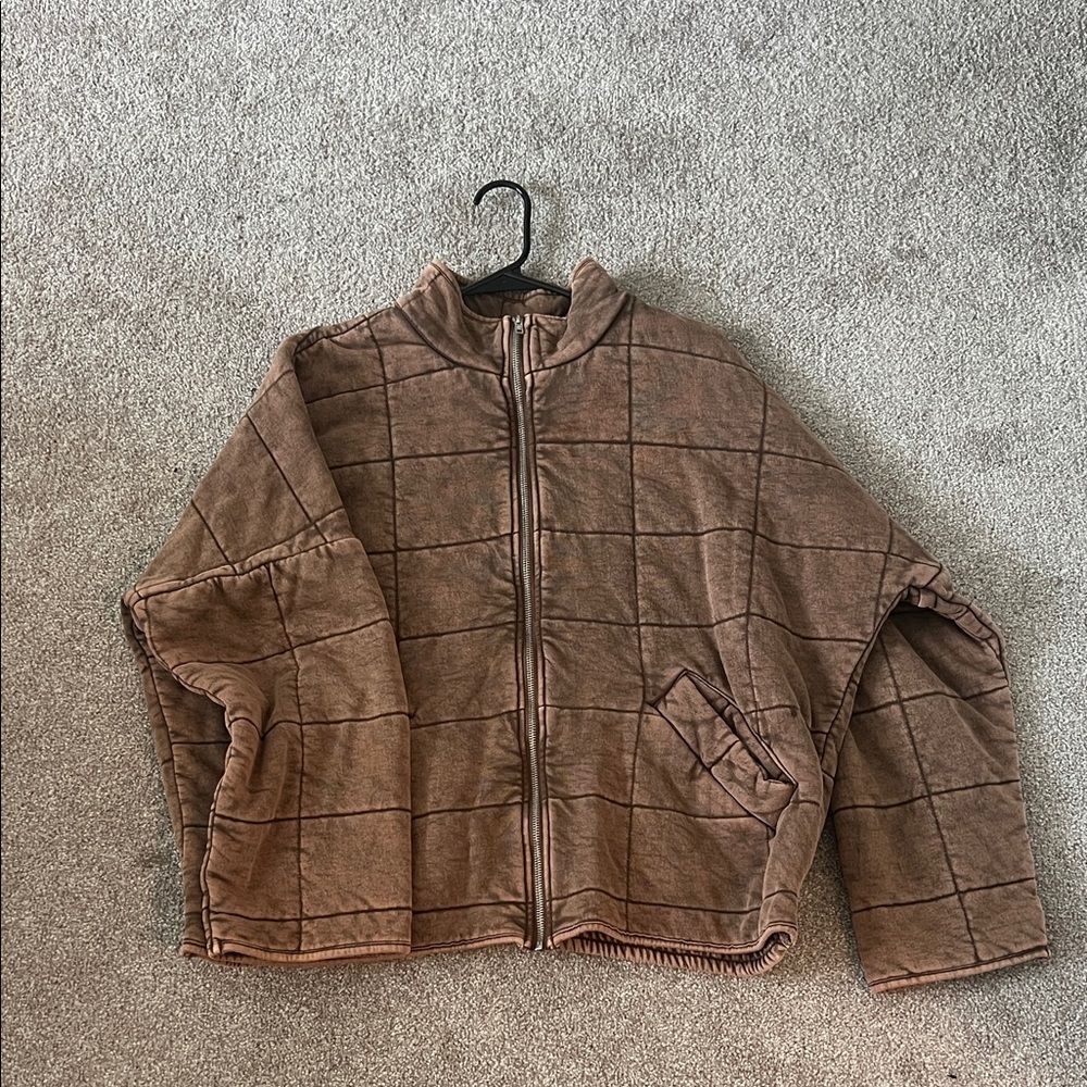 Forever 21 Brown Quilted Jacket